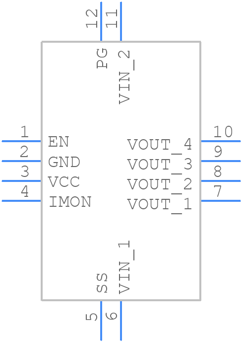 MP5087GG-P - Monolithic Power Systems (MPS) - PCB symbol