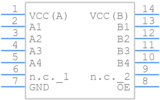 NXS0104PWJ - Nexperia - PCB symbol