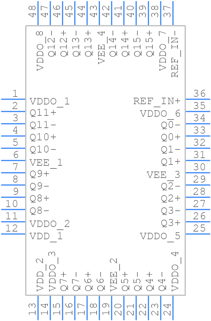 PI6C5912016-01FAIEX - Diodes Incorporated - PCB symbol