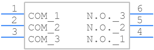 MCNDS-03-V - Multicomp Pro - PCB symbol