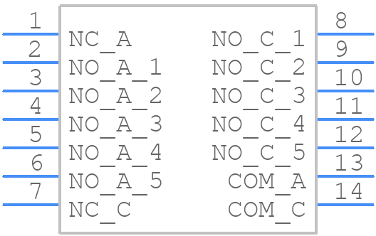 CK-1050 - Lorlin - PCB symbol