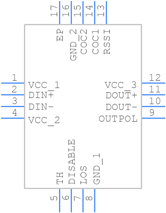 ONET4201PARGTTG4 - Texas Instruments - PCB symbol