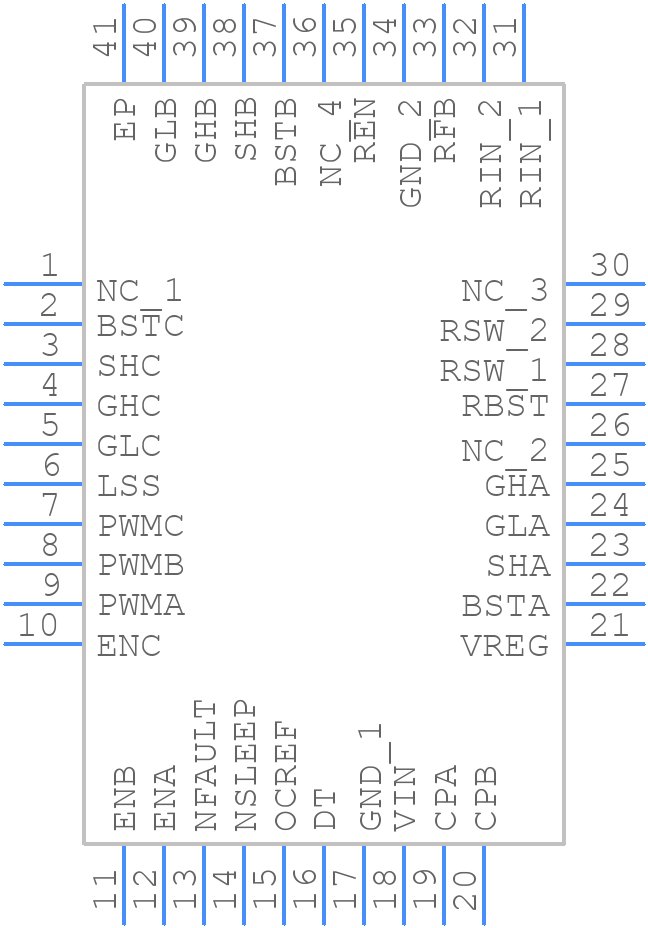 MP6534GU-Z - Monolithic Power Systems (MPS) - PCB symbol