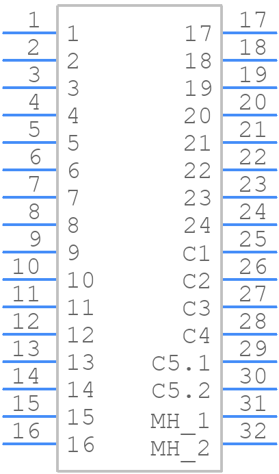 74320-9010 - Molex - PCB symbol