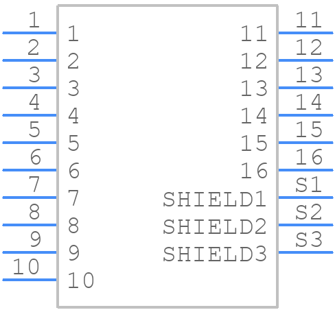 43223-8128 - Molex - PCB symbol