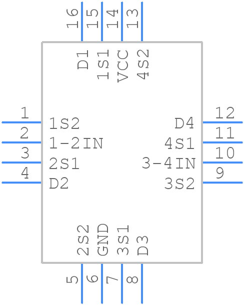 STG3699AUTR - STMicroelectronics - PCB symbol