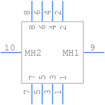 1-406541-1 - TE Connectivity - PCB symbol