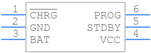 TP4059 - Nanjing Extension Microelectronics - PCB symbol
