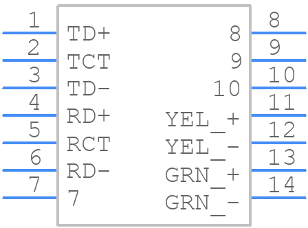 SI-60062-F - BelFuse - PCB symbol