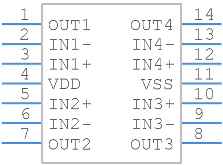 NCS20034DR2G - onsemi - PCB symbol