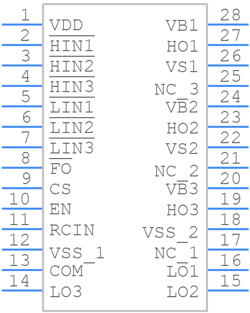 FAN73893MX - onsemi - PCB symbol