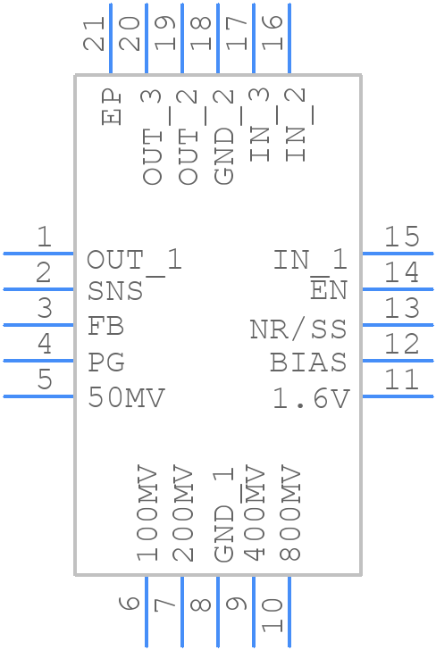 TPS7A8300RGRT - Texas Instruments - PCB symbol