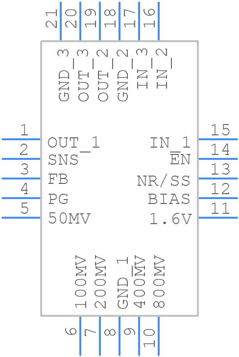 TPS7A8300RGRR - Texas Instruments - PCB symbol