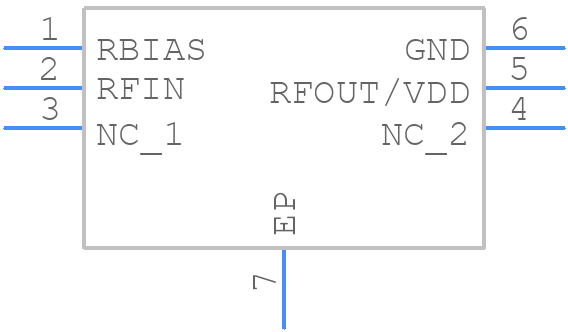 HMC8411LP2FETR - Analog Devices - PCB symbol