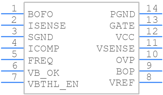 ICE3PCS01G - Infineon - PCB symbol