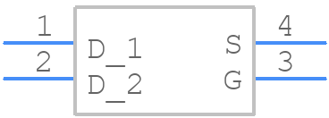 IRFD9110PBF - Vishay - PCB symbol