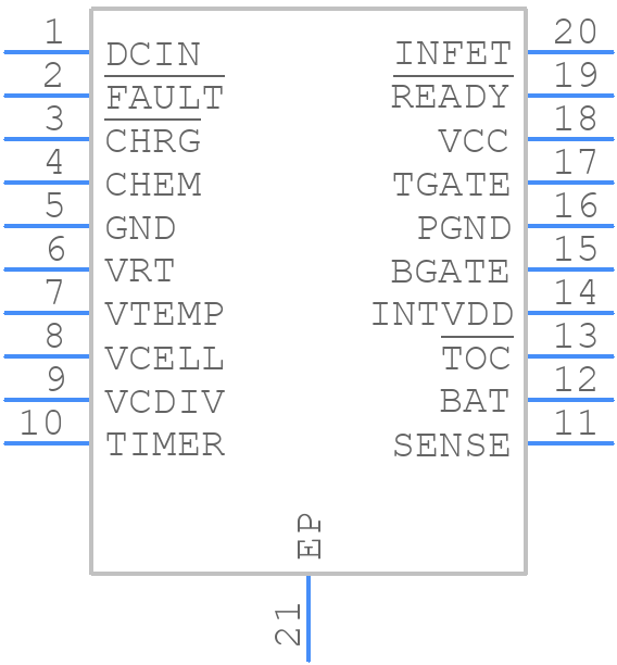 LTC4011CFE#PBF - Analog Devices - PCB symbol