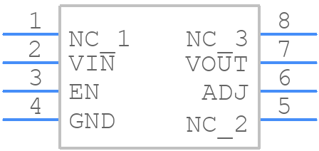 PAM3116BLBADJR - Diodes Incorporated - PCB symbol
