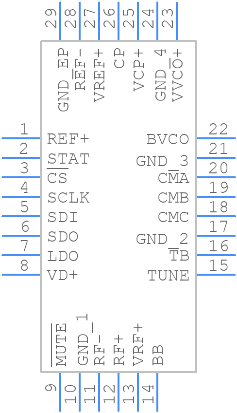 LT6948 - Analog Devices - PCB symbol