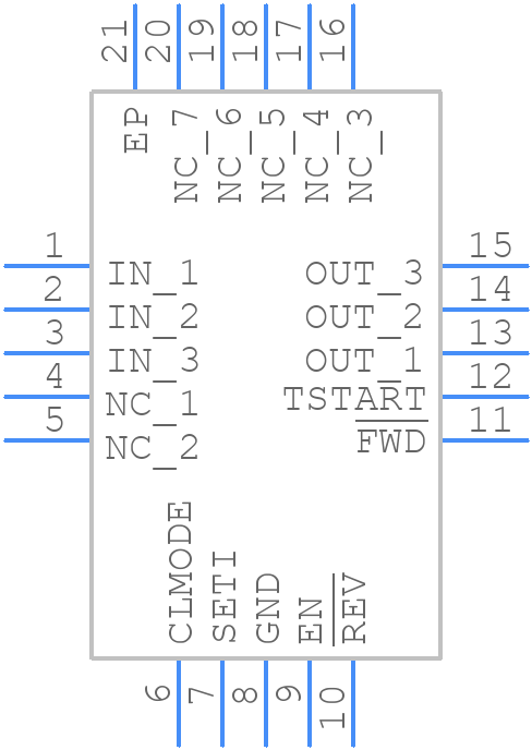 MAX17613CATP+ - Analog Devices - PCB symbol