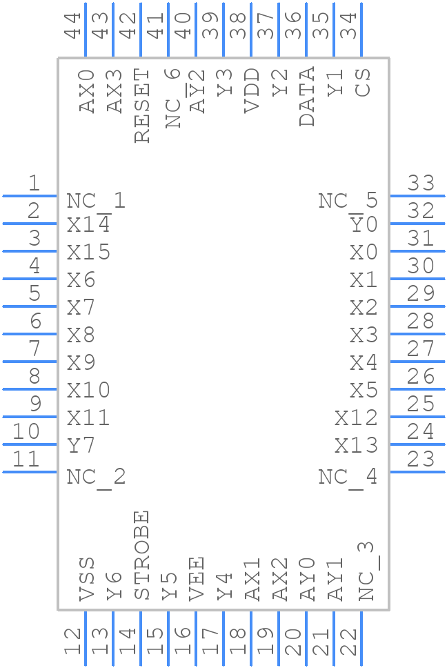 MT8816AF1 - Microsemi Corporation - PCB symbol