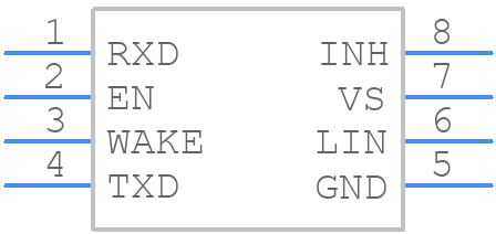 ATA6662C-TAQY - Microchip - PCB symbol