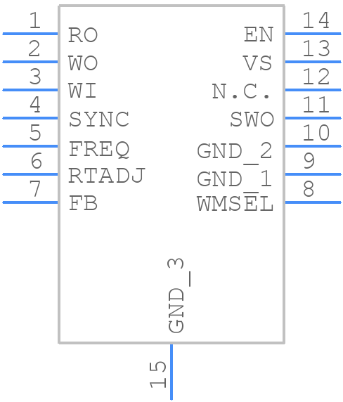 TLF50281ELXUMA3 - Infineon - PCB symbol