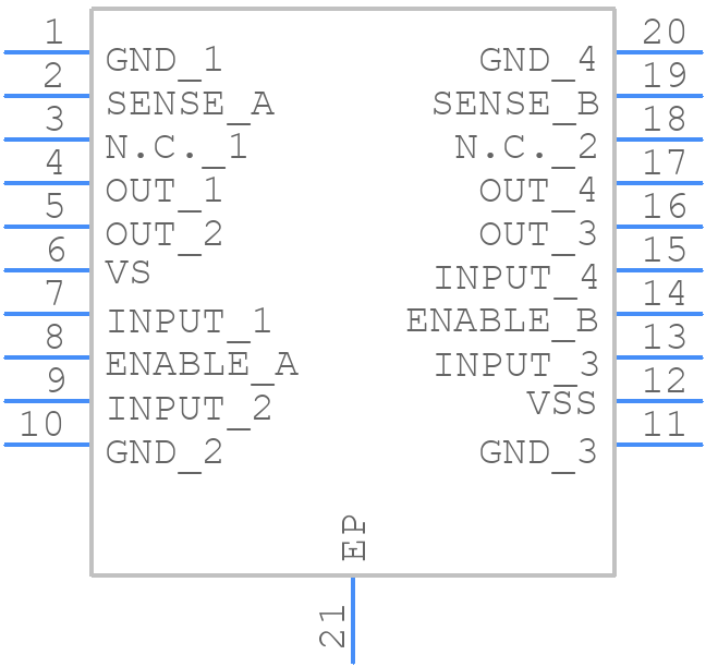 L298P013TR - STMicroelectronics - PCB symbol