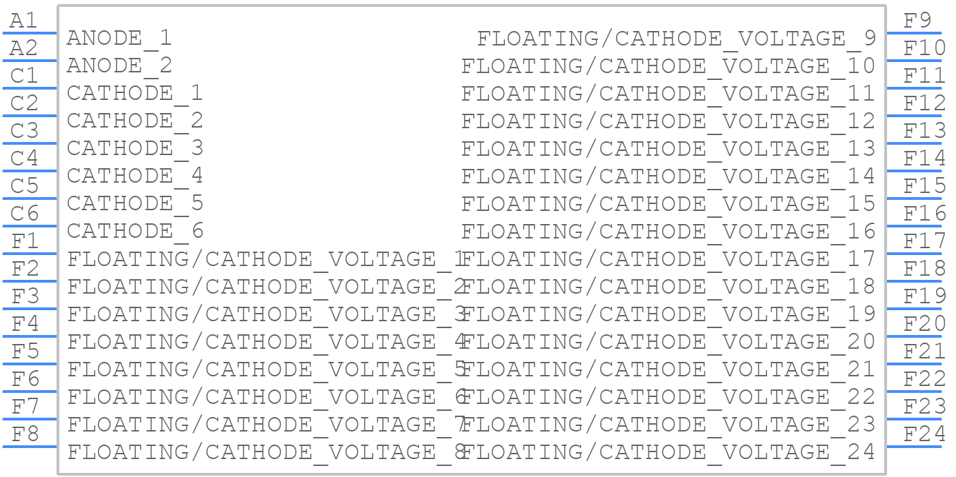 AFBR-S4N66C013 - Avago Technologies - PCB symbol