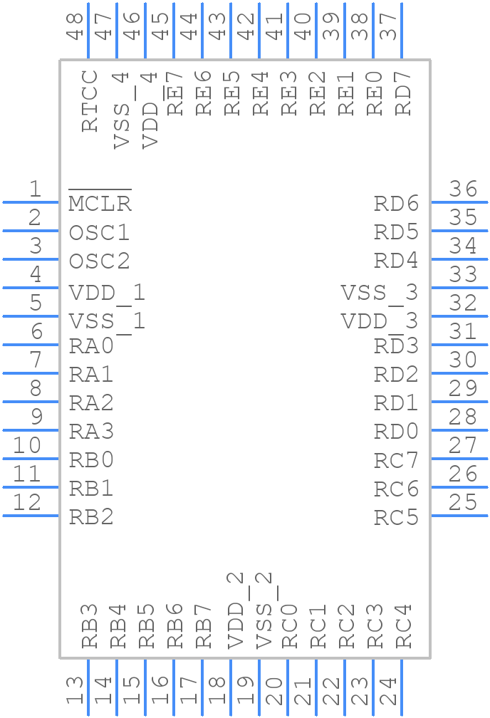 SX48BD-G - Parallax - PCB symbol