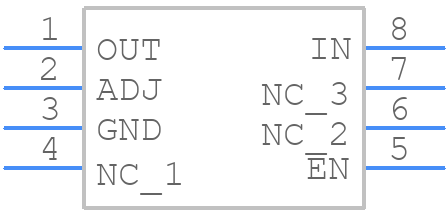 MIC5201YM-TR - Microchip - PCB symbol