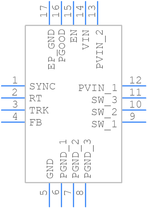 ADP2164ACPZ - Analog Devices - PCB symbol