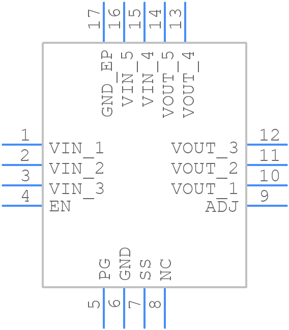 ADP1755ACPZ - Analog Devices - PCB symbol