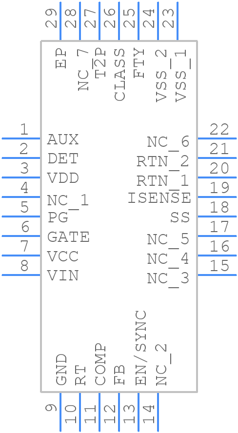 MP8008GV-Z - Monolithic Power Systems (MPS) - PCB symbol