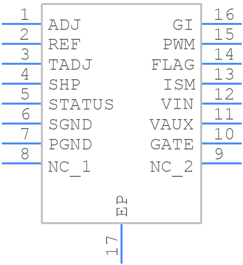 ZXLD1370EST16TC - Diodes Incorporated - PCB symbol