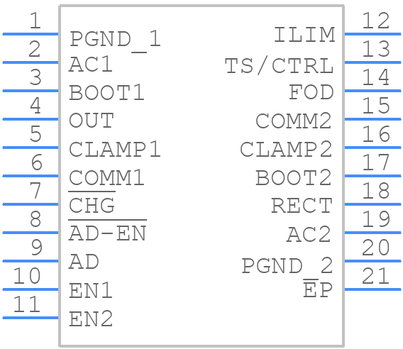 BQ51013BRHLR - Texas Instruments - PCB symbol