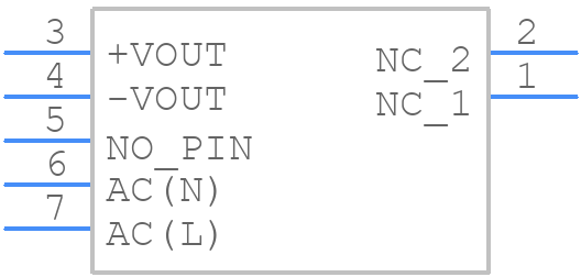 TMSB 2-114 - Traco Power - PCB symbol
