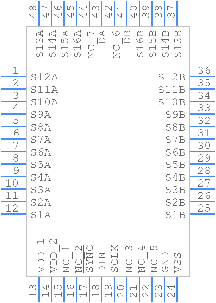 ADG725BSUZ - Analog Devices - PCB symbol