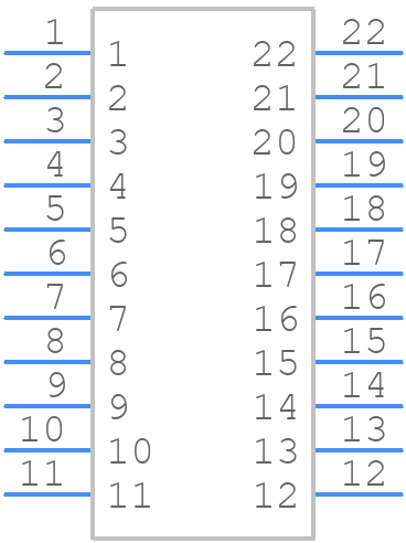 22-4518-10T - ARIES - PCB symbol