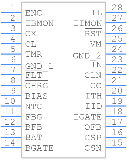 LTC4000EGN#TRPBF - Analog Devices - PCB symbol