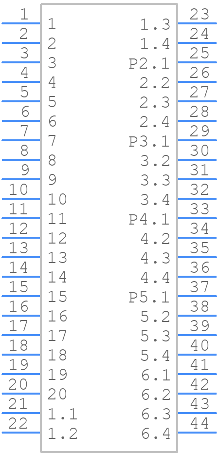 46114-6200 - Molex - PCB symbol