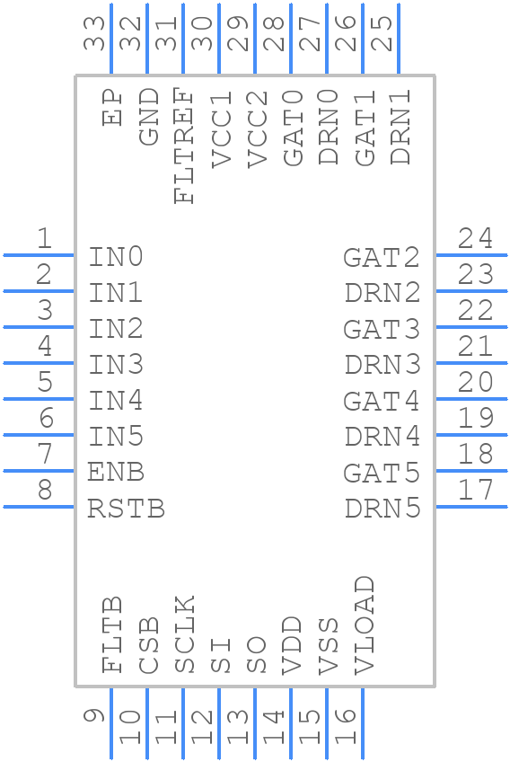 NCV7520MWTXG - onsemi - PCB symbol