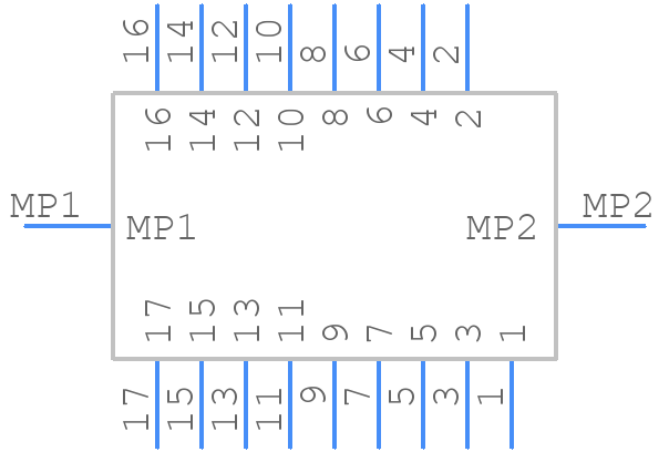 502078-1710 - Molex - PCB symbol