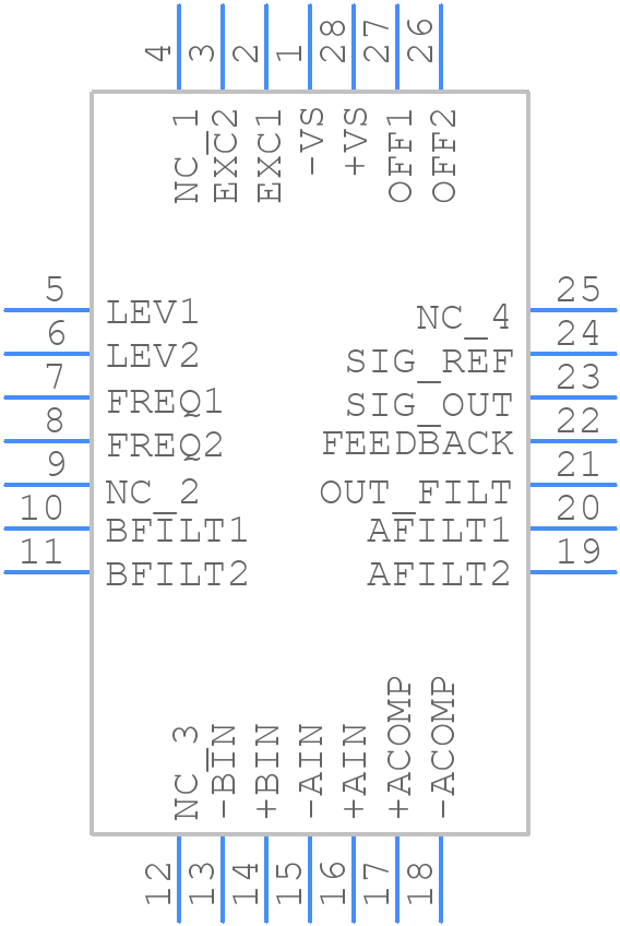 AD698APZ - Analog Devices - PCB symbol