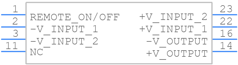 EC6AW-24S05 - Cincon - PCB symbol