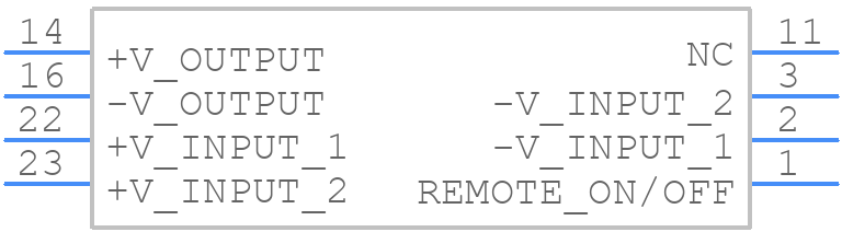 EC6AW-110S12 - Cincon - PCB symbol