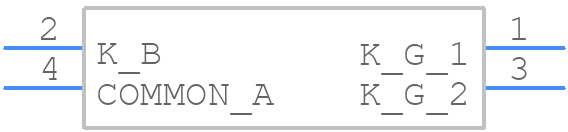 E6C1209RGBC3UDA - EKINGLUX - PCB symbol