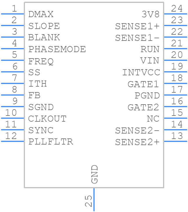 LTC3862IFE-2#TRPBF - Analog Devices - PCB symbol