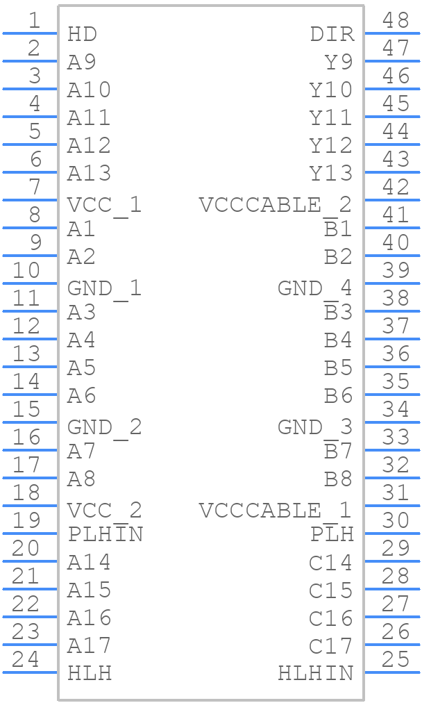 74LVX161284MTD - onsemi - PCB symbol
