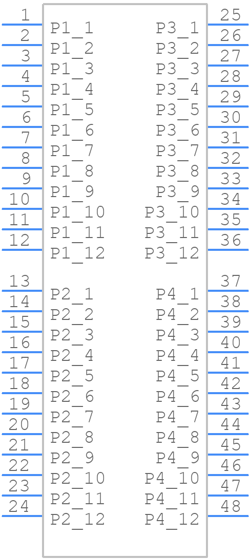 1510350004 - Molex - PCB symbol